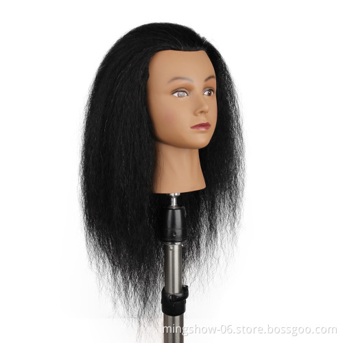 Realistic female  manequin with hair real black afro mannequins hair  dummy